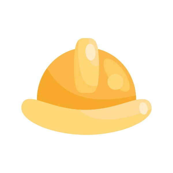 黄色头盔柄工具图标 — 图库矢量图片