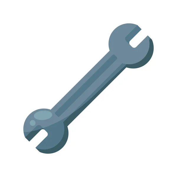 Wrench Key Handle Tool Icon — Stock Vector