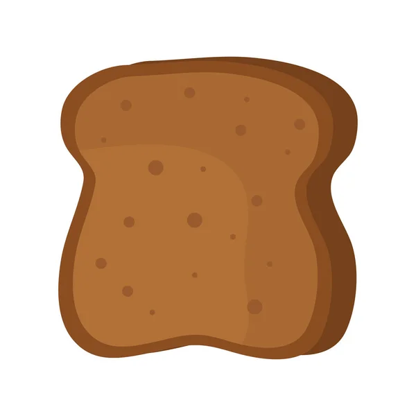 有機パンは健康的な食事と新鮮さのアイコンを象徴する — ストックベクタ