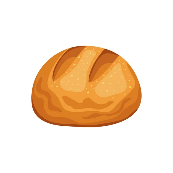 Φρέσκο Γκουρμέ Ψωμί Συμβολίζει Υγιή Διατροφική Εικόνα Απομονωμένη — Διανυσματικό Αρχείο