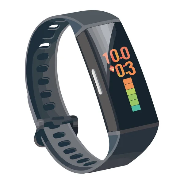Ikona Technologie Smart Wristwatch Izolována — Stockový vektor