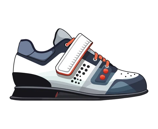 Zapato Deportivo Icono Diseño Para Los Atletas Modernos Icono Aislado — Vector de stock