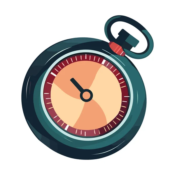 Symbole Compte Rebours Sur Cadran Horloge Date Limite Approchant Icône — Image vectorielle