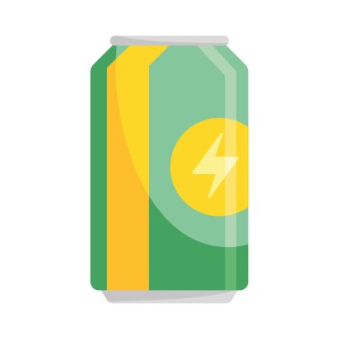 Beyaz üzerine bir vektör soda şişesi resim tasarımı