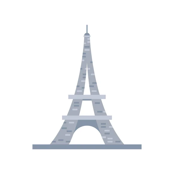 Diseño Torre Eiffel Sobre Blanco — Vector de stock