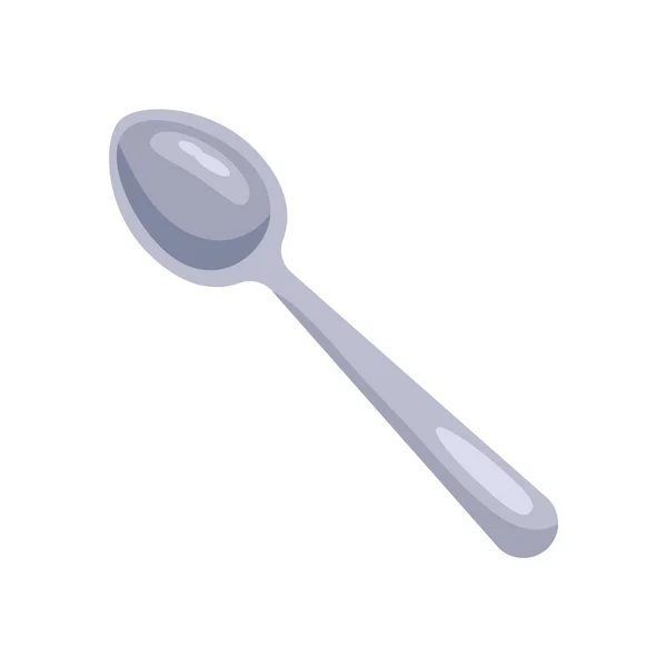 Kitchen Spoon Design White — Stock Vector