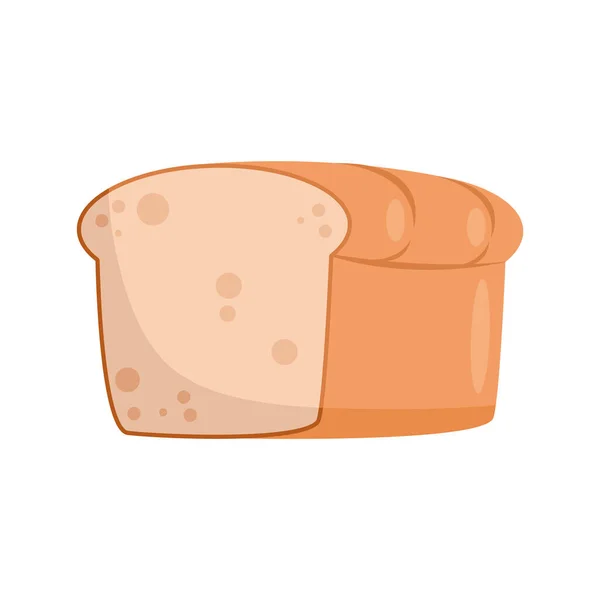 Świeżo Upieczony Chleb Białym — Wektor stockowy