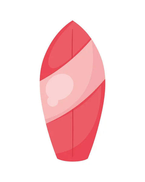 Beyaz Yerine Kırmızı Sörf Masası Tasarımı — Stok Vektör