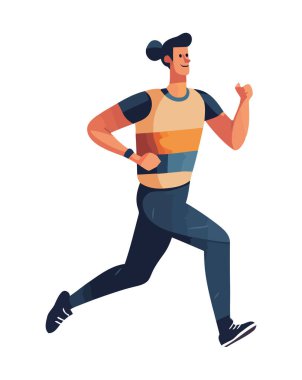 Hız simgesi ile çalışan genç adam izole edildi