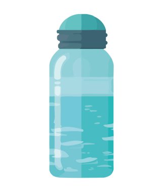 Sıvı ve etiketli şişe simgesi