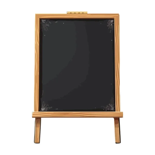 教育用黒板の空のアイコンを隔離 — ストックベクタ