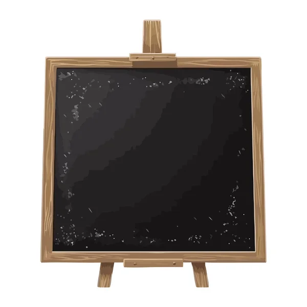 Anúncio Educação Ícone Quadro Quadro Velho Blackboard Isolado — Vetor de Stock
