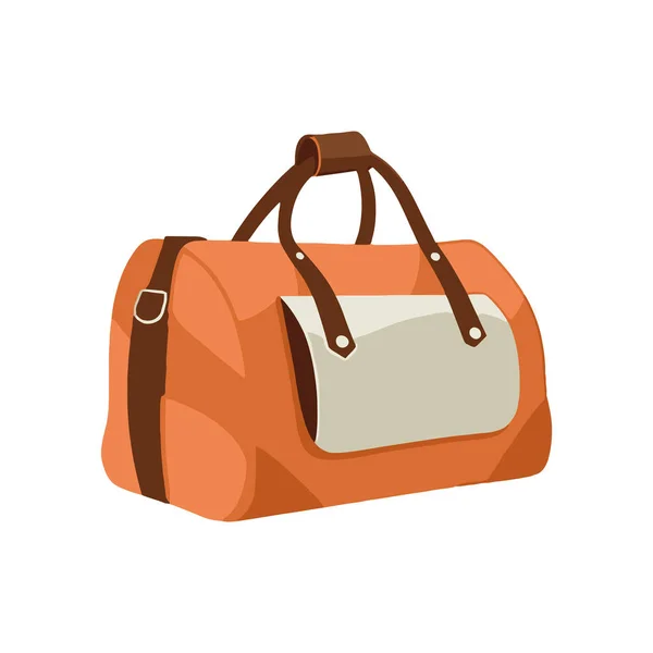 Travel Backpack Design White — Stock Vector