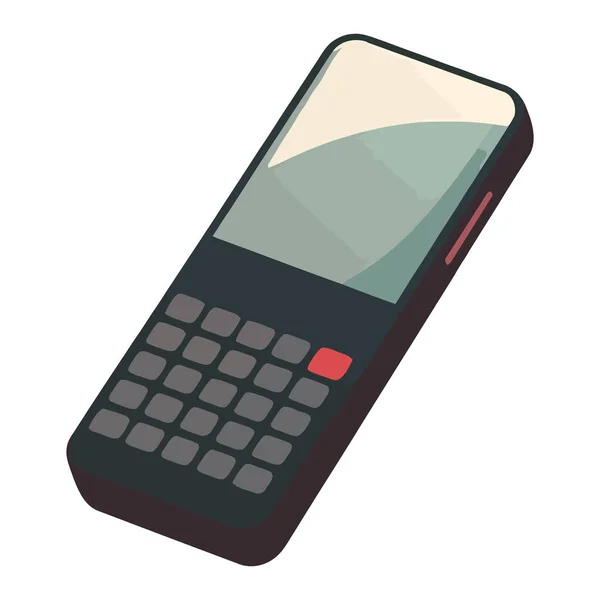 Modern Ontwerp Mobiele Telefoon Wit — Stockvector