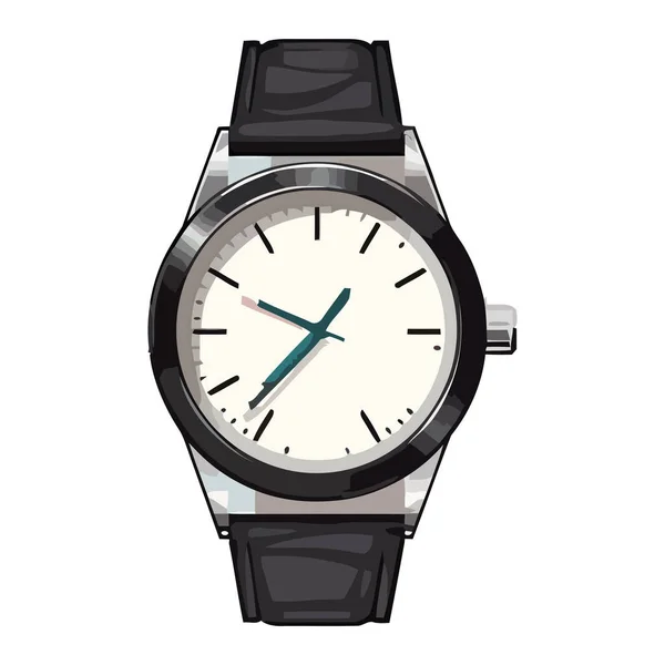 Luksusowy Zegarek Nad Białym — Wektor stockowy