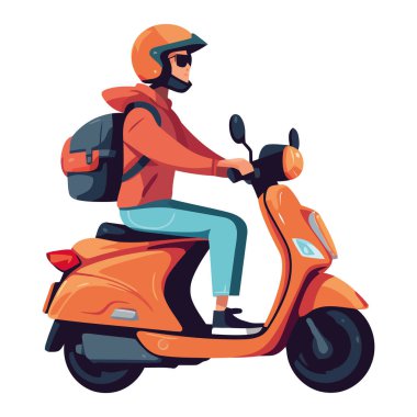 Motosikletli adamlar, izole edilmiş maceranın tadını çıkarıyorlar.