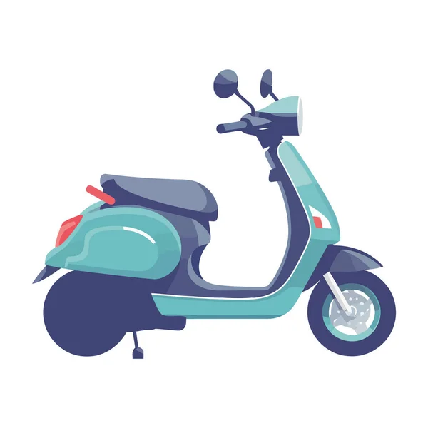 Moto Symbole Liberté Aventure Isolée — Image vectorielle