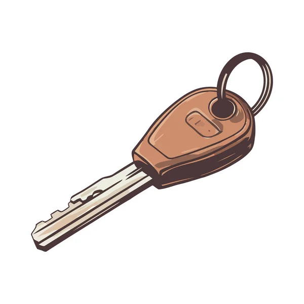 자물쇠는 안전을 상징하며 고립된 상징한다 — 스톡 벡터