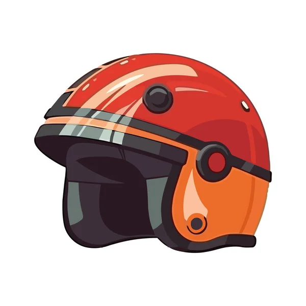 安全なサイクリング冒険のための極端なスポーツヘルメット孤立 — ストックベクタ
