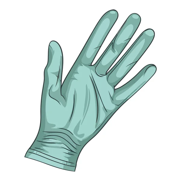 白い手袋をはめた手のデザイン — ストックベクタ