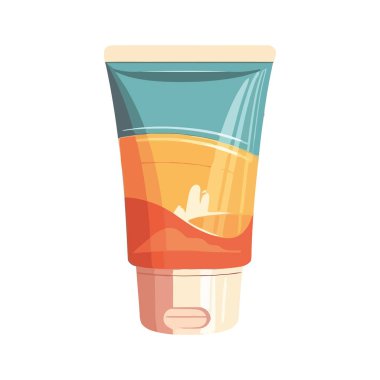 Beyaz üzerine parlak nemlendirici tüpü.