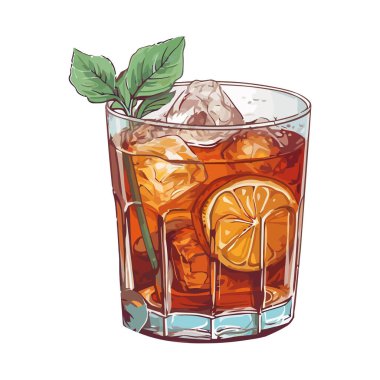 Limonlu mojito 'yu beyaz bardakta tazeliyorum.