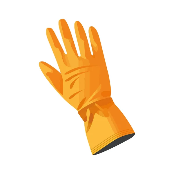 Protective Gloves Vector White — Stock Vector