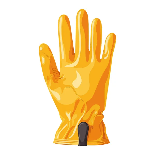白い上に保護手袋のデザイン — ストックベクタ