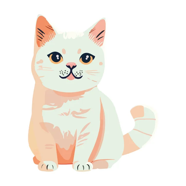 아이콘 귀여운 고양이 — 스톡 벡터