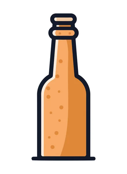 Erfrischende Bierflasche Perfekt Zum Feiern — Stockvektor