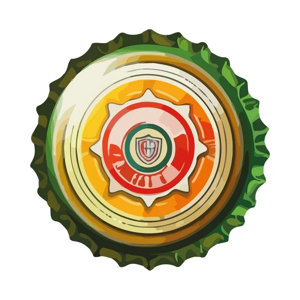 Дизайн Пивної Пляшки Символізує Значок Брендингу Пивоварів Ізольовано — стоковий вектор