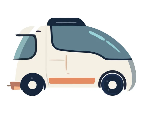 Camion Livre Cargaison Avec Vitesse Efficacité Isolé — Image vectorielle