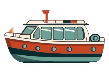 Dalgalar üzerinde beyaz yelkenli gemi