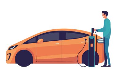 Depoyu beyazın üzerine dolduran adam.