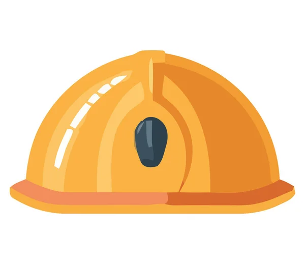 Helm Pekerja Konstruksi Atas Putih - Stok Vektor