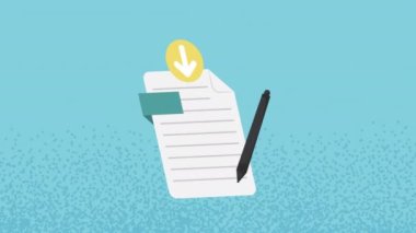 kalem canlandırması 4k video canlandırmalı belge dosya biçimi