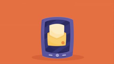 Zarf canlandırmalı tablet aygıtı 4k video canlandırması