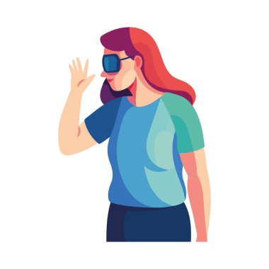 Sanal gerçeklik benzetim simgesi izole ediliyor