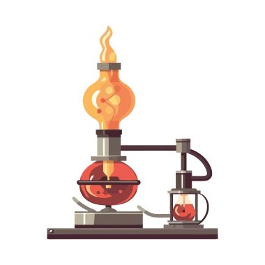 Cam şişe simgesinin ısıtılmasıyla ilgili kimyasal deney izole edildi