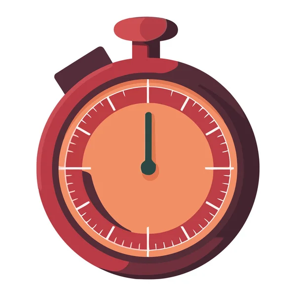 Chronomètre Symbolise Compte Rebours Jusqu Date Limite Icône Jour Isolé — Image vectorielle
