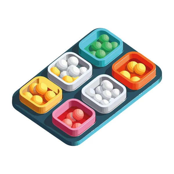 Φάρμακα Σχήματα Συμβολίζουν Την Υγειονομική Περίθαλψη Και Τον Πόνο Εικονίδιο — Διανυσματικό Αρχείο