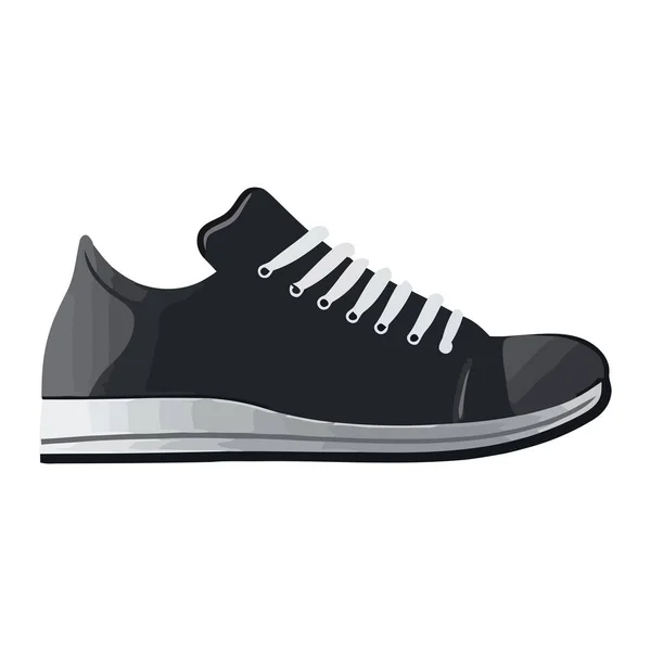 Icono Moderno Diseño Zapato Deportivo Aislado — Vector de stock