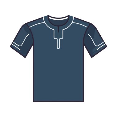 Erkekler günlük kıyafet gömleği, modern ve modaya uygun ikon izole edilmiş