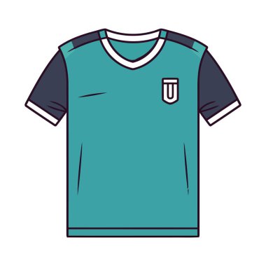 Spor üniforması forma simgesi izole