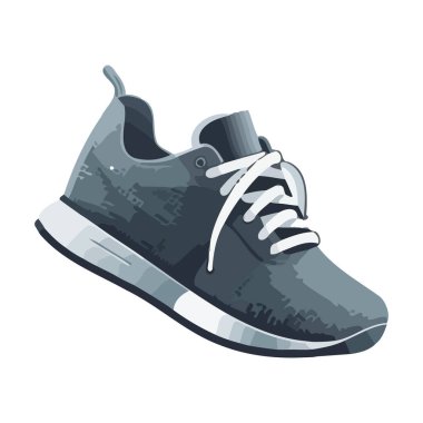 Mavi spor giysi ikonu egzersizi izole edildi