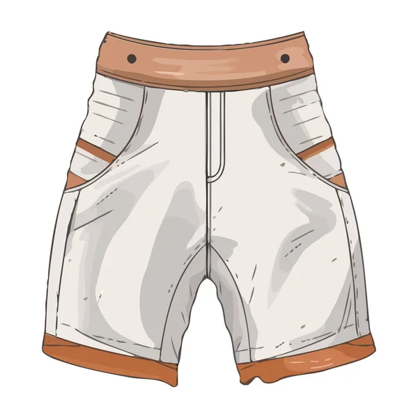 Pantalon Mode Pour Hommes Femmes Icône Isolé — Image vectorielle