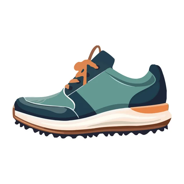 运动鞋象征着现代体育生活的象征 — 图库矢量图片