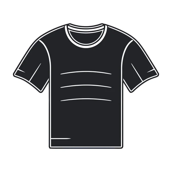 Modern Fashion Men Shirt Design Icon Isolated — Stock Vector