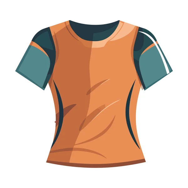 Icono Camisa Diseño Moda Moderna Aislado — Vector de stock