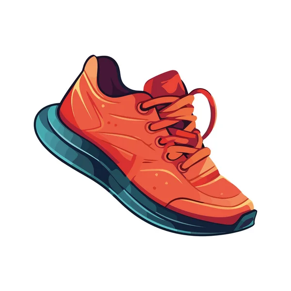 Shoe Symbolizes Lifestyle Competition Icon Isolated — Stock Vector